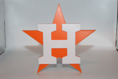 Houston Astros 3D printed Logo Sign Wall Desk Shelf Art