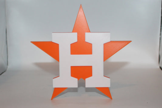 Houston Astros 3D printed Logo Sign Wall Desk Shelf Art