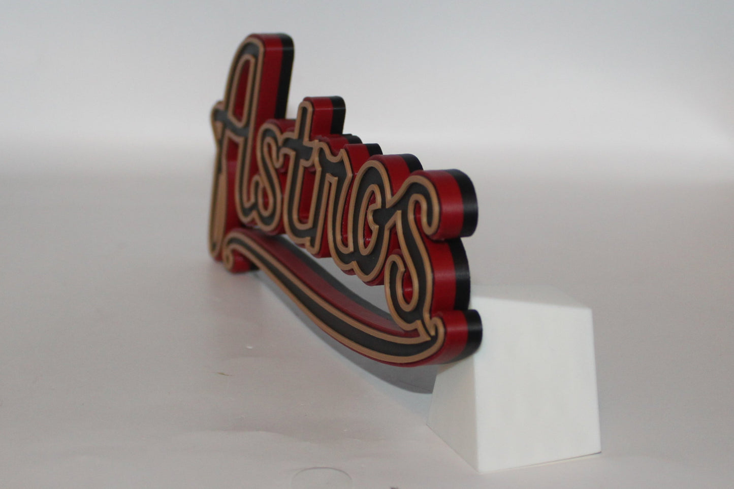 Houston Astros 3D printed Logo Sign Wall Desk Shelf Art