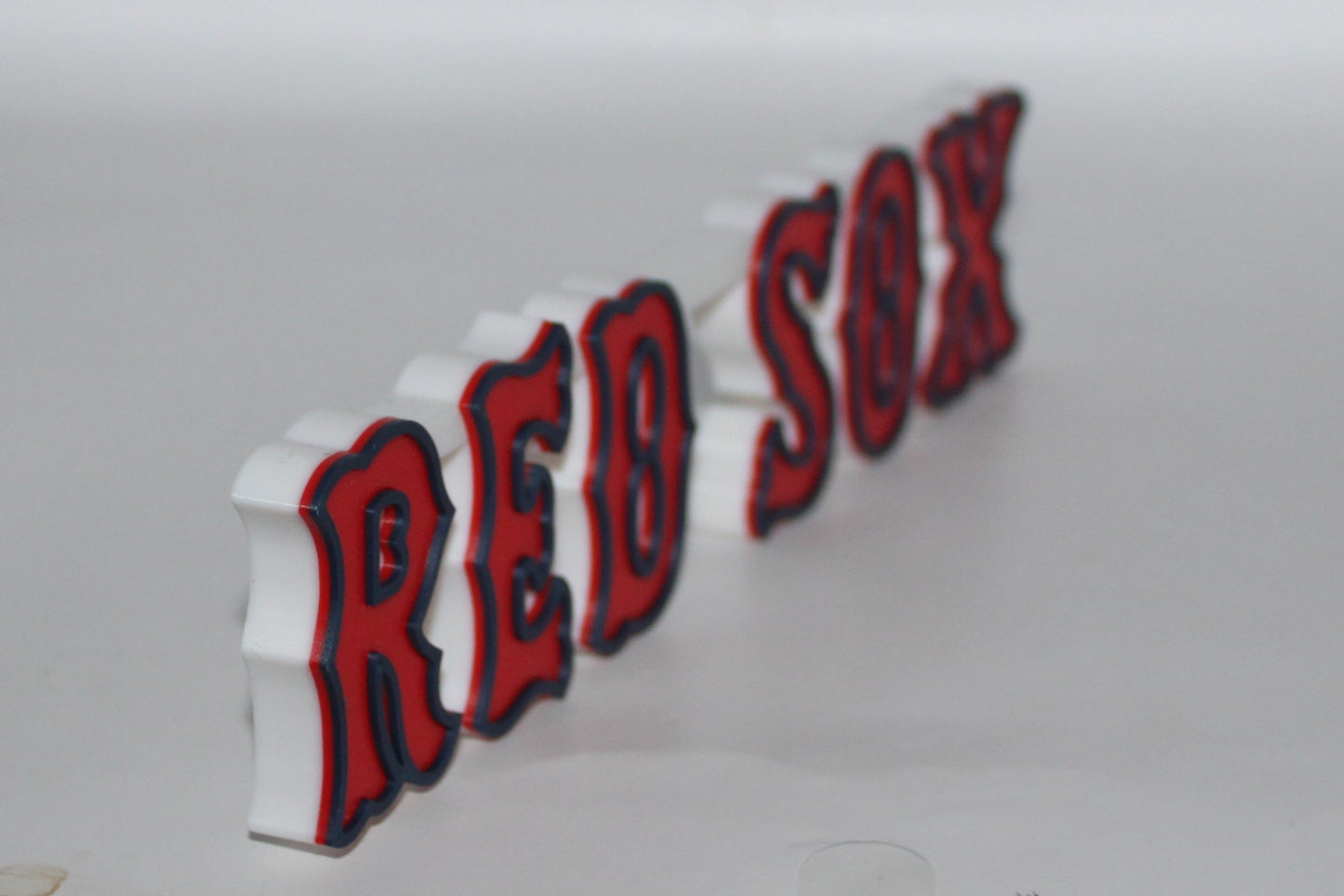 Boston Red Sox 3D printed Logo Sign Wall Desk Shelf Art