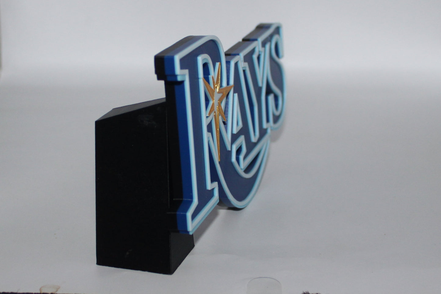 Tampa Bay Rays, MLB 3D printed Logo Sign Wall Desk Shelf Art