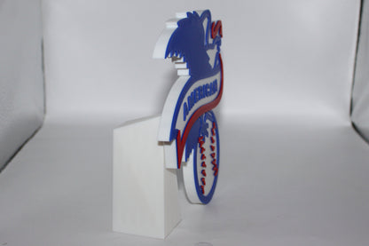 American League, MLB 3D printed Logo Sign Wall Desk Shelf Art
