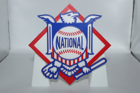 National League, MLB 3D printed Logo Sign Wall Desk Shelf Art