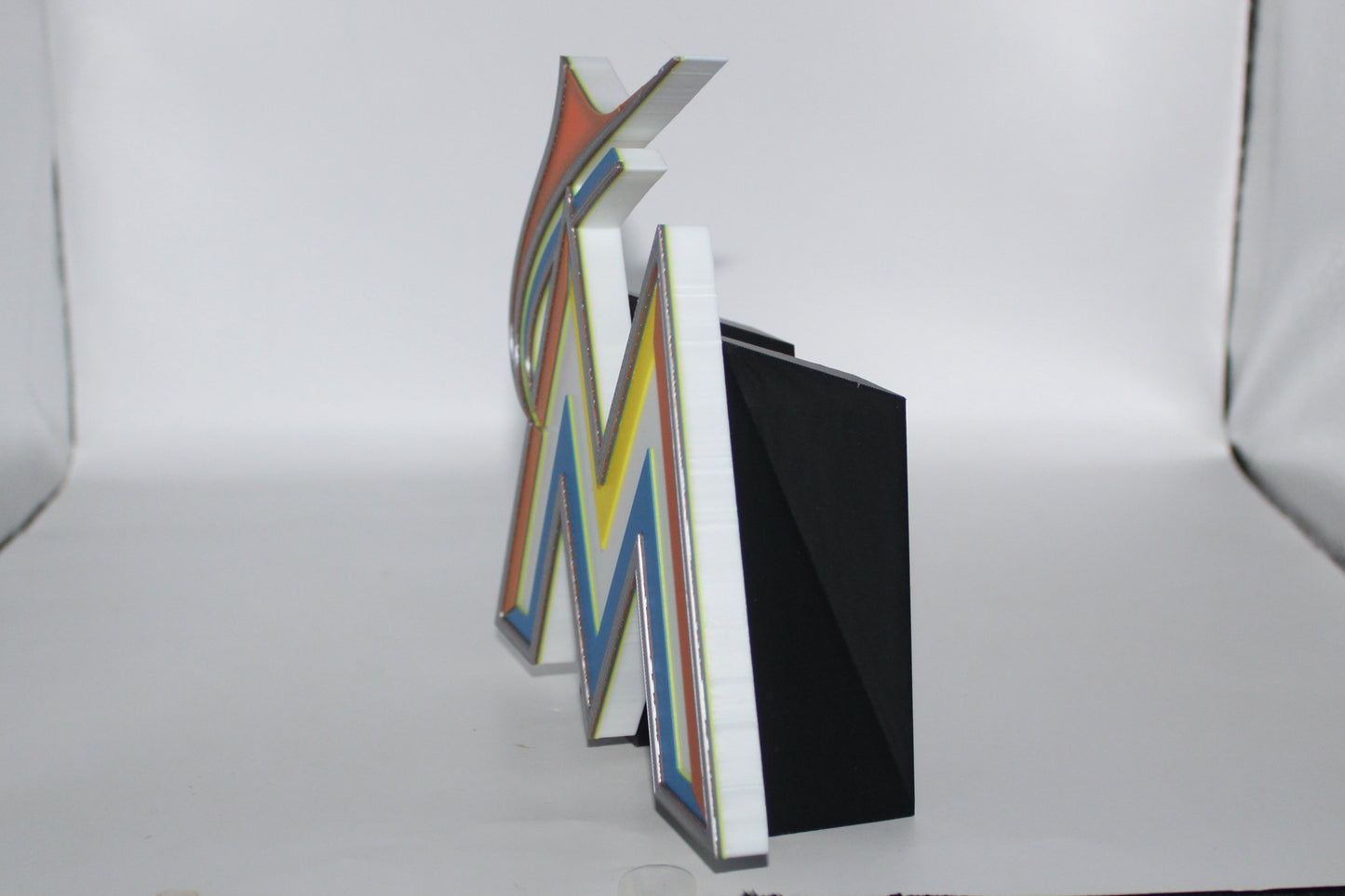 Miami Marlins 3D printed Logo Sign Wall Desk Shelf Art