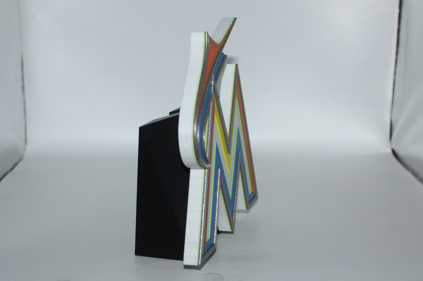 Miami Marlins 3D printed Logo Sign Wall Desk Shelf Art