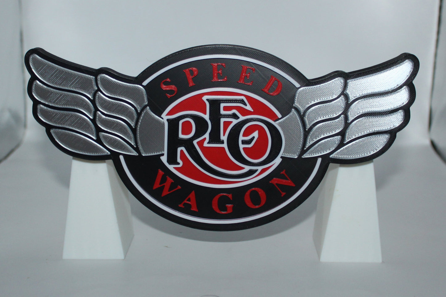 REO Speed Wagon, 3D printed Logo Sign Wall Desk Shelf Art