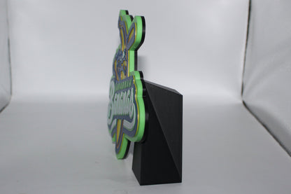 Savannah Bananas, National Football League 3D printed Logo Sign Wall Desk Shelf Art