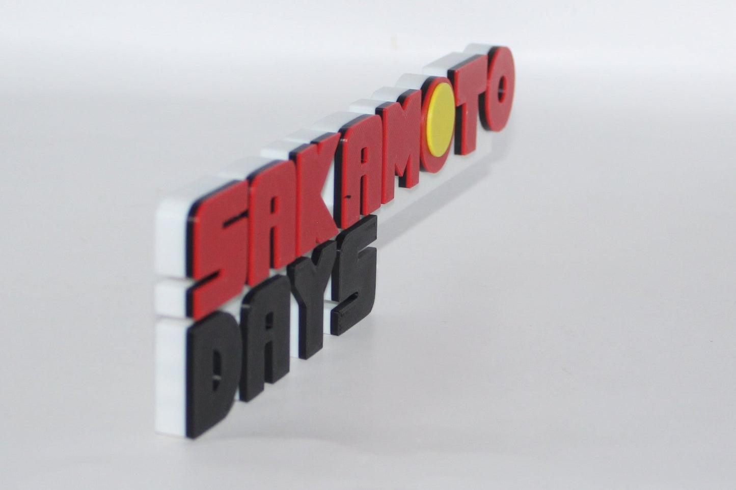 Sakamoto Days 3D printed Logo Sign Wall Desk Shelf Art