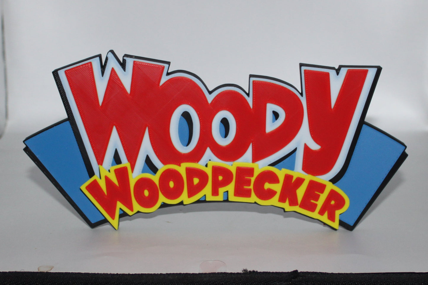 Woody Woodpecker 3D printed Logo Sign Wall Desk Shelf Art
