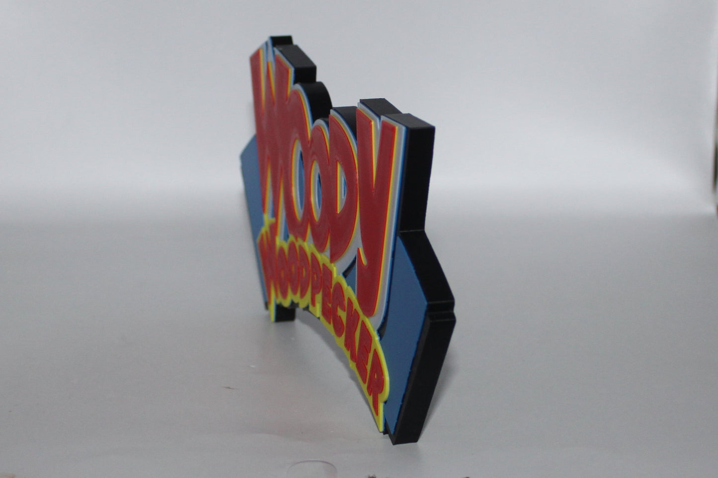 Woody Woodpecker 3D printed Logo Sign Wall Desk Shelf Art