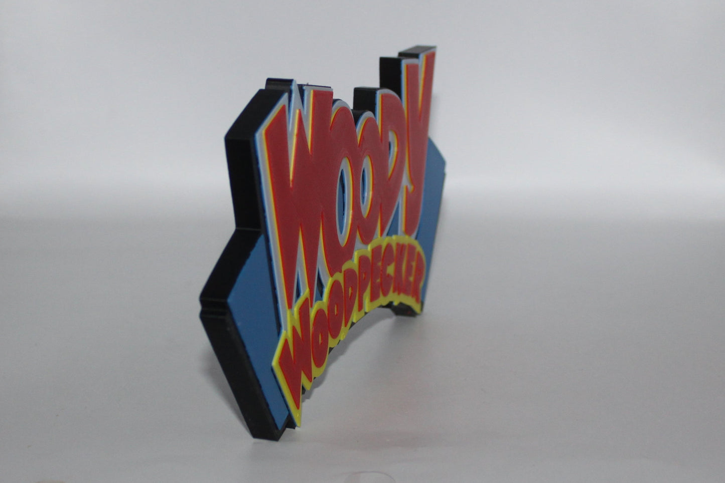 Woody Woodpecker 3D printed Logo Sign Wall Desk Shelf Art