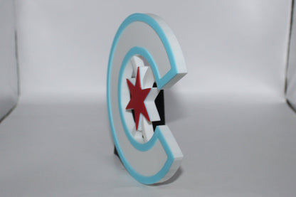 Chicago Cubs, MLB 3D printed Logo Sign Wall Desk Shelf Art