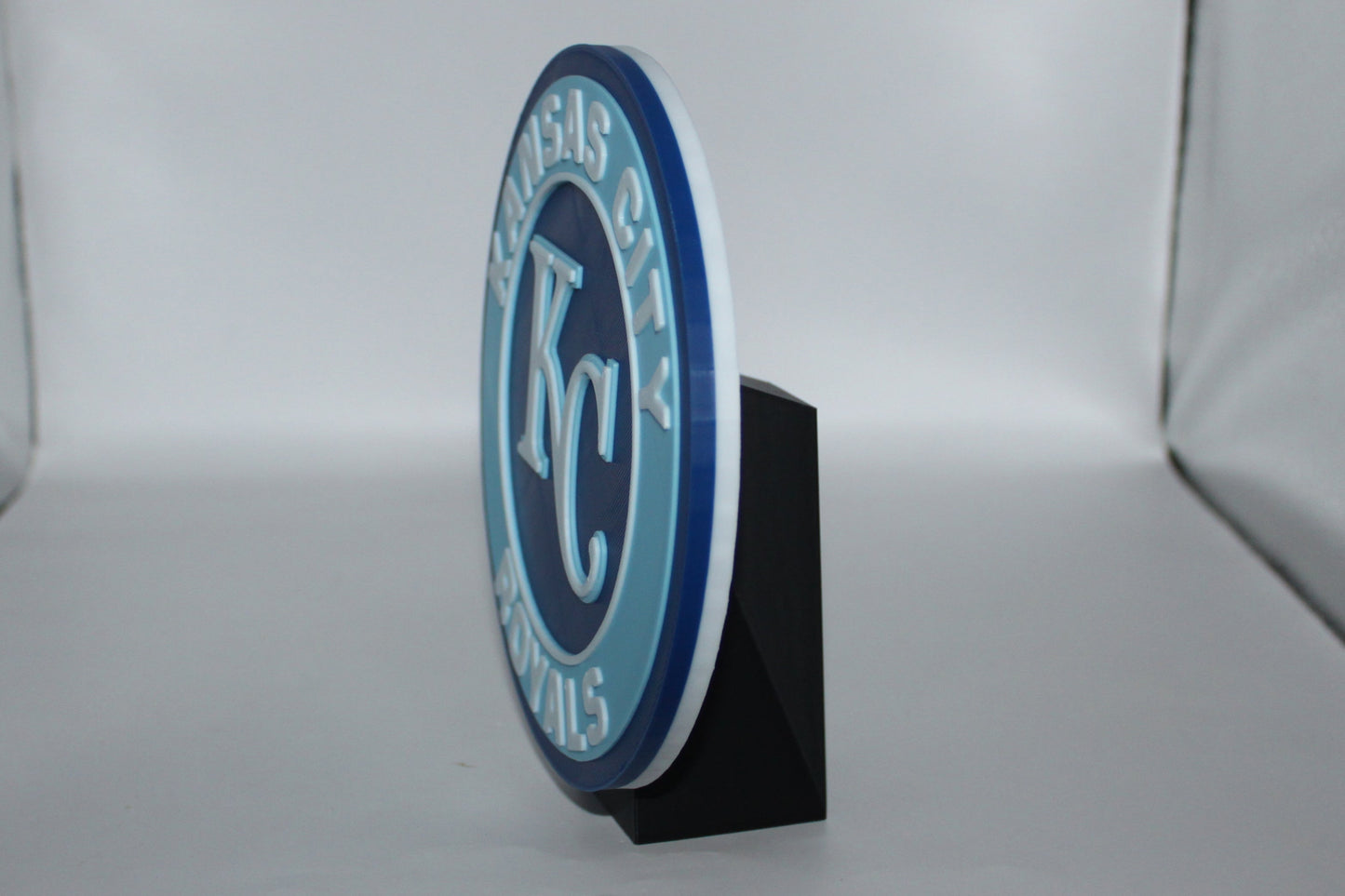 Kansas City Royals, MLB 3D printed Logo Sign Wall Desk Shelf Art