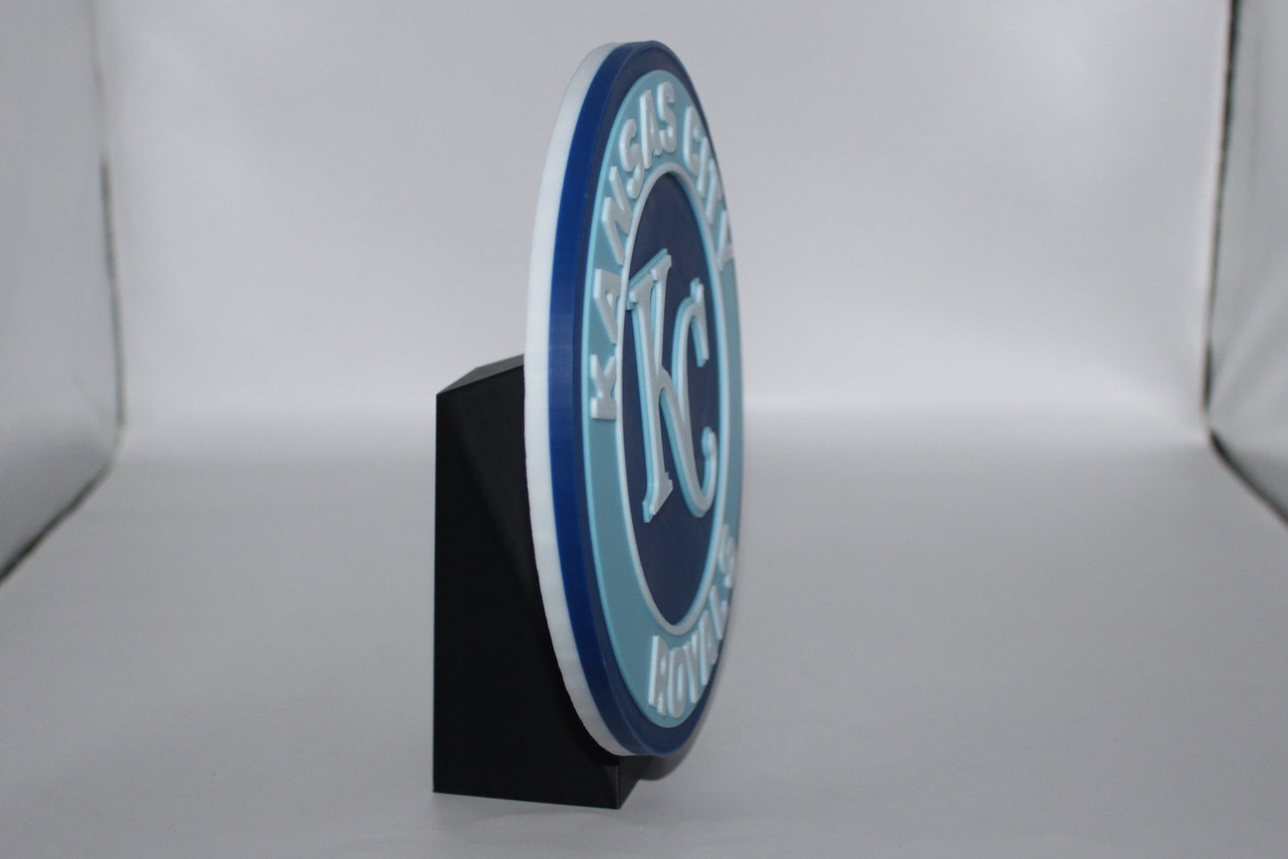 Kansas City Royals, MLB 3D printed Logo Sign Wall Desk Shelf Art