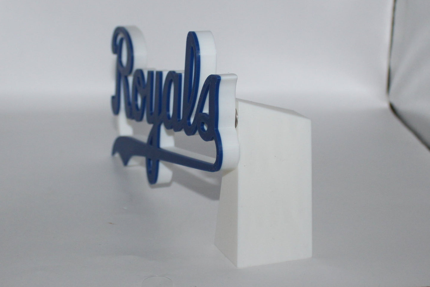 Kansas City Royals, MLB 3D printed Logo Sign Wall Desk Shelf Art
