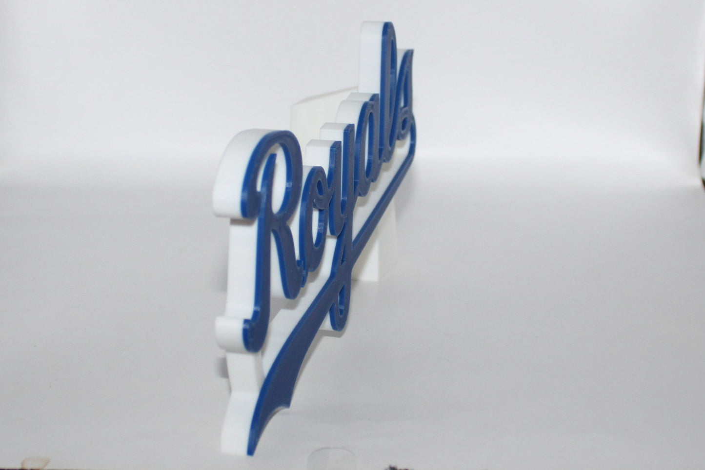 Kansas City Royals, MLB 3D printed Logo Sign Wall Desk Shelf Art