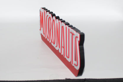 The Micronauts, 3D printed Logo Sign Wall Desk Shelf Art