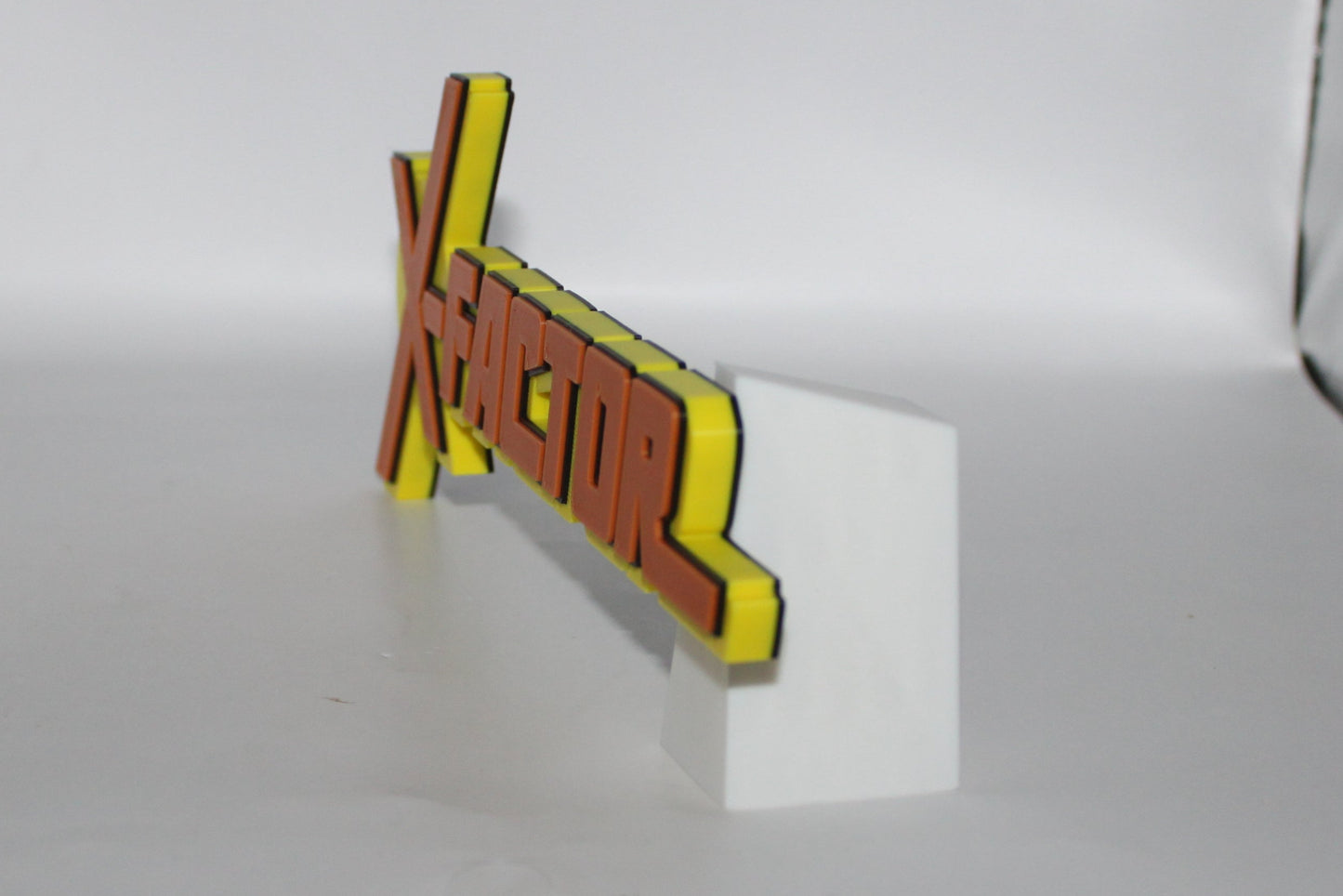 X-Factor 3D printed Logo Sign Wall Desk Shelf Art