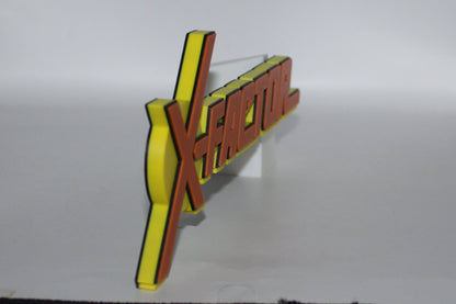 X-Factor 3D printed Logo Sign Wall Desk Shelf Art