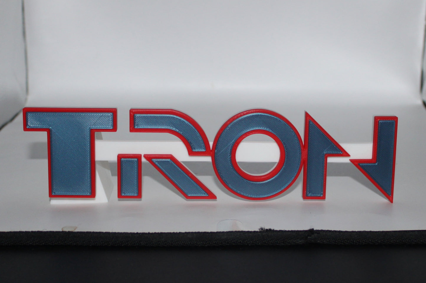 Tron 3D printed Logo Sign Wall Desk Shelf Art