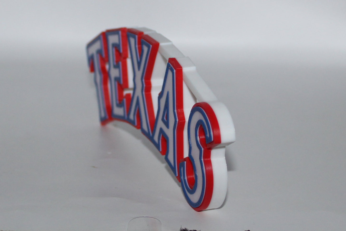 Texas Rangers 3D printed Logo Sign Wall Desk Shelf Art