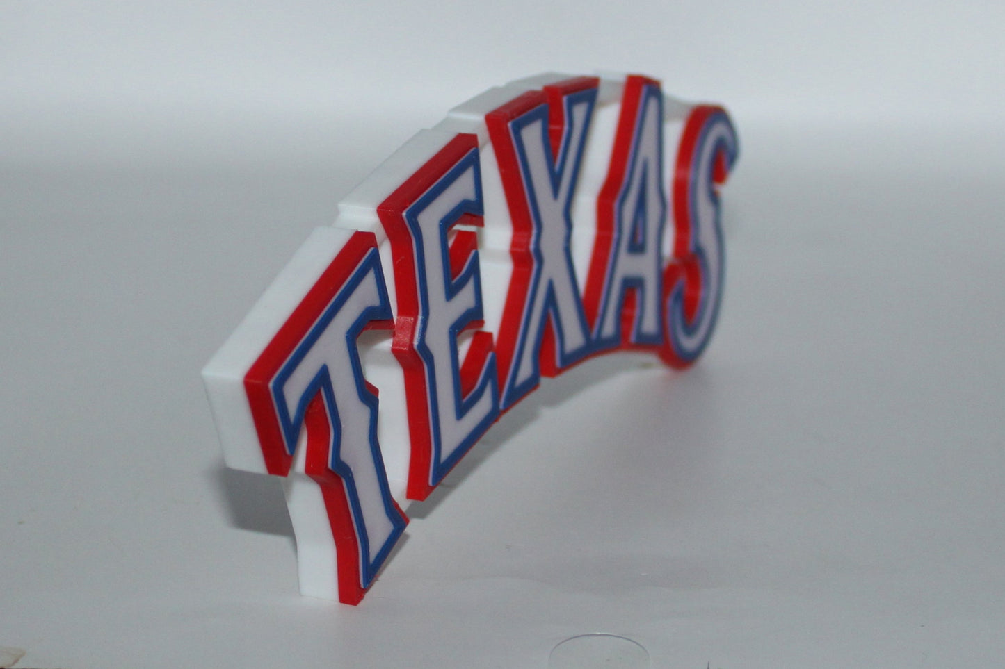 Texas Rangers 3D printed Logo Sign Wall Desk Shelf Art