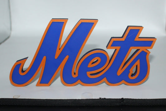 New York Mets 3D printed Logo Sign Wall Desk Shelf Art