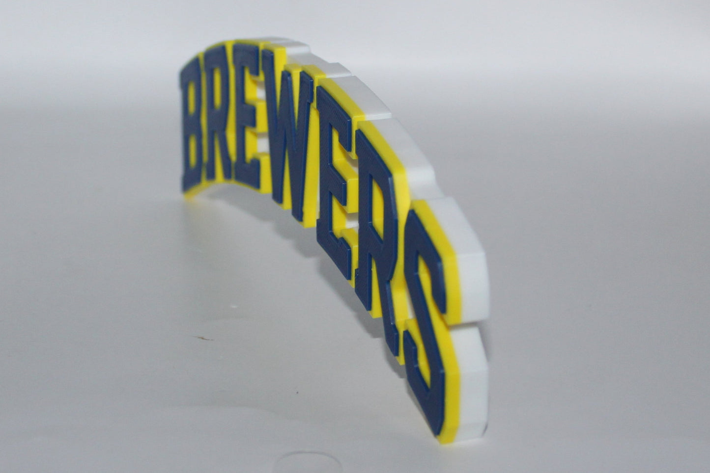 Milwaukee Brewers 3D printed Logo Sign Wall Desk Shelf Art