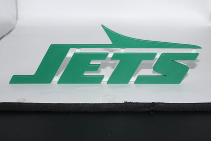 New York Jets, NFL 3D printed Logo, Sign, Wall, Desk, Fridge, Shelf Art