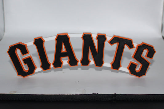 San Francisco Giants , MLB 3D printed Logo Sign Wall Desk Shelf Art