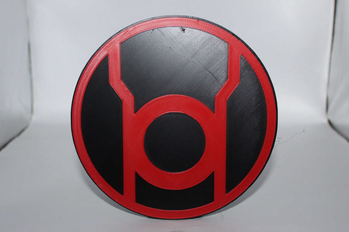 Red Lantern 3D printed Comic Logo Art
