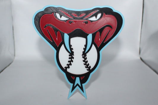 Arizona Diamondbacks 3D printed Logo Sign Wall Desk Shelf Art