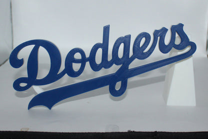 Los Angeles Dodgers 3D printed Logo Sign Wall Desk Shelf Art