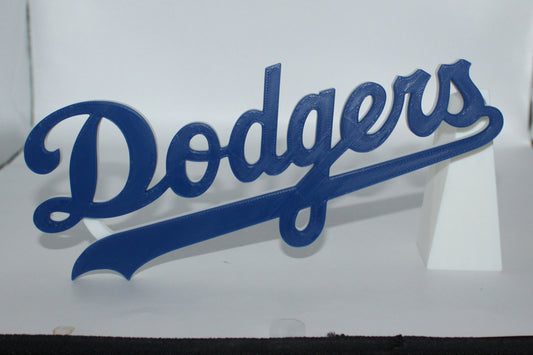 Los Angeles Dodgers 3D printed Logo Sign Wall Desk Shelf Art