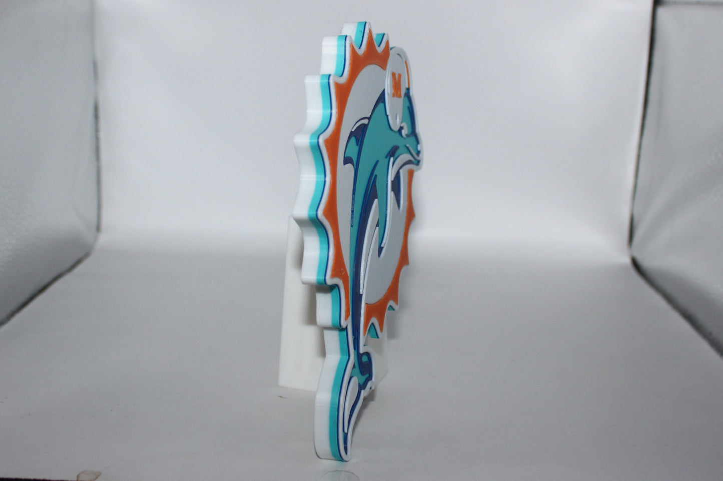 Miami Dolphins, National Football League 3D printed Logo Sign Wall Desk Shelf Art