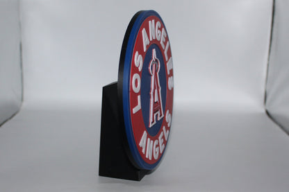 Los Angeles Angels, MLB 3D printed Logo Sign Wall Desk Shelf Art