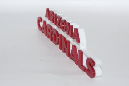 Arizona Cardinals, NFL 3D printed Logo, Sign, Wall, Desk, Fridge, Shelf Art