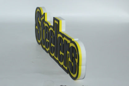 Pittsburgh Steelers, NFL 3D printed Logo, Sign, Wall, Desk, Fridge, Shelf Art