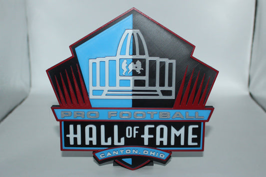Pro Football Hall of Fame, NFL, National Football League 3D printed Logo Sign Wall Desk Shelf Art
