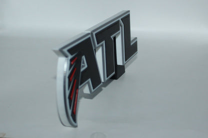 Atlanta Falcons, NFL 3D printed Logo, Sign, Wall, Desk, Fridge, Shelf Art