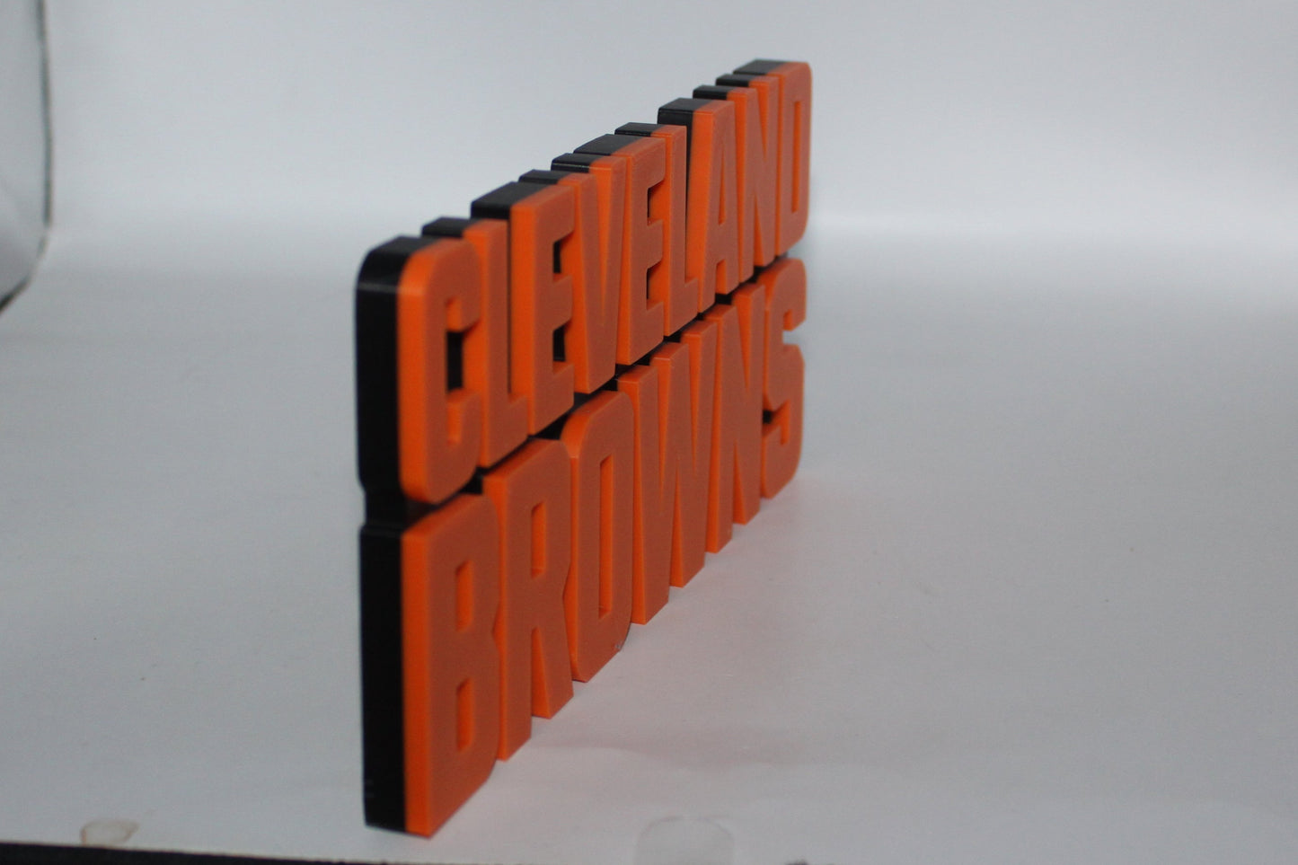 Cleveland Browns, NFL 3D printed Logo, Sign, Wall, Desk, Fridge, Shelf Art