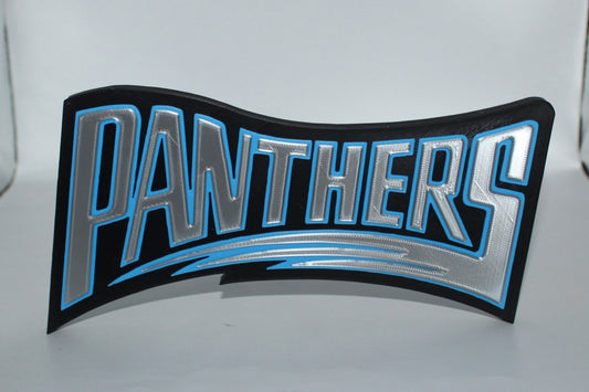 Carolina Panthers, NFL 3D printed Logo, Sign, Wall, Desk, Fridge, Shelf Art