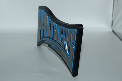 Carolina Panthers, NFL 3D printed Logo, Sign, Wall, Desk, Fridge, Shelf Art