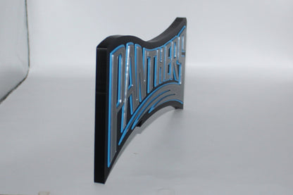 Carolina Panthers, NFL 3D printed Logo, Sign, Wall, Desk, Fridge, Shelf Art