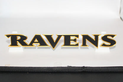Baltimore Ravens, National Football League 3D printed Logo Sign Wall Desk Shelf Art