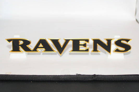 Baltimore Ravens, National Football League 3D printed Logo Sign Wall Desk Shelf Art