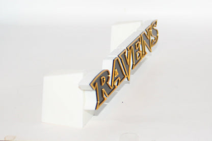 Baltimore Ravens, National Football League 3D printed Logo Sign Wall Desk Shelf Art