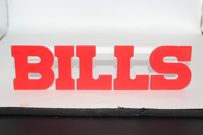 Buffalo Bills 3D printed Logo Sign Wall Desk Shelf Art