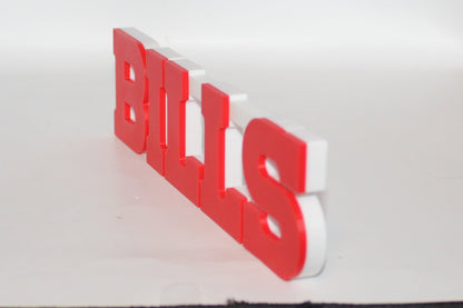 Buffalo Bills 3D printed Logo Sign Wall Desk Shelf Art