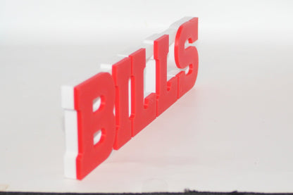 Buffalo Bills 3D printed Logo Sign Wall Desk Shelf Art